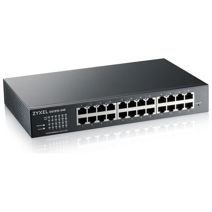 Zyxel GS1915-24E Gestito L2 Gigabit Ethernet 10-100-1000 1U Nero