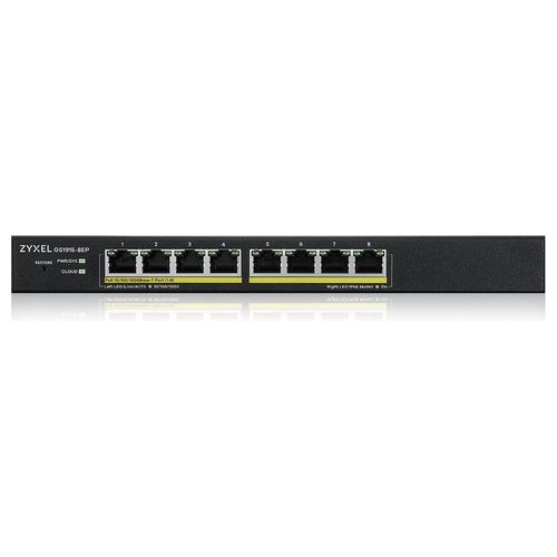 Zyxel GS1915-8EP Gestito L2 Gigabit Ethernet 10/100/1000 Supporto Power Over Ethernet Nero