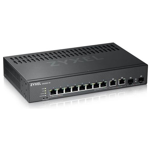 Zyxel GS2220-10-EU0101F Switch di Rete Gestito L2 Gigabit Ethernet 10/100/1000 Nero