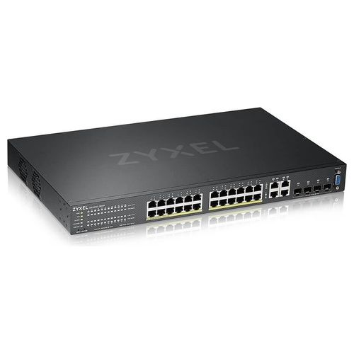 Zyxel GS2220-28HP-EU0101F Switch di Rete Gestito L2 Gigabit Ethernet 10/100/1000 Nero Supporto Power Over Ethernet
