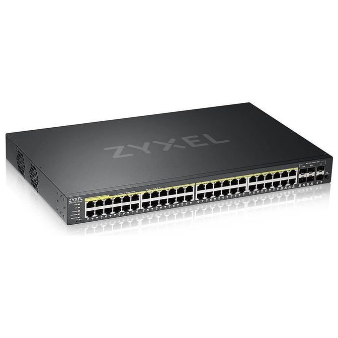 Zyxel GS2220-50HP-EU0101F Switch di Rete Gestito L2 Gigabit Ethernet 10/100/1000 Supporto Power Over Ethernet Nero