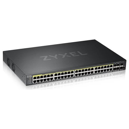 Zyxel GS2220-50HP-EU0101F Switch di Rete Gestito L2 Gigabit Ethernet 10/100/1000 Supporto Power Over Ethernet Nero