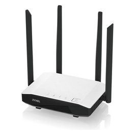 Zyxel NBG6615 Router Wireless Dual-Band 2.4GHz/5GHz Gigabit Ethernet Nero/Bianco