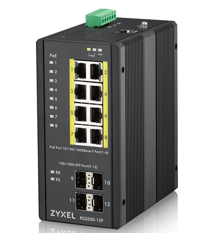 Zyxel RGS200-12P Switch 12