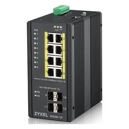 Zyxel RGS200-12P Switch 12 Porte Managed 8 Porte