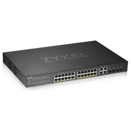 ZyXEL Switch Poe + Smart Managed Ethernet Gigabit a 24 Porte