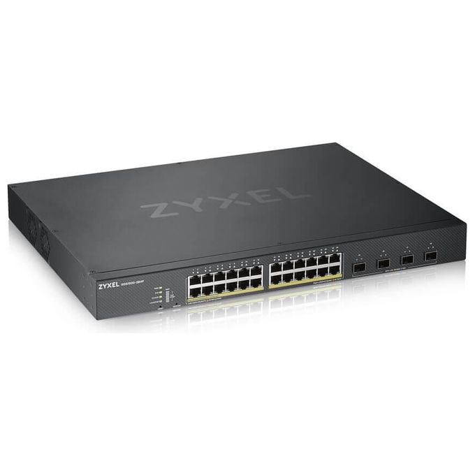 Zyxel XGS1930-28HP Switch Ontelligente 24 x 10/100/1000 PoE+ + 4 x 10 Gigabit SFP+ Montabile su Rack PoE+ 375W