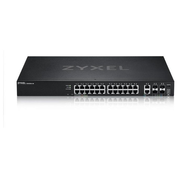 Zyxel XGS2220-30 Switch di Accesso a 24 Porte GbE L3 con 6 Uplink 10G