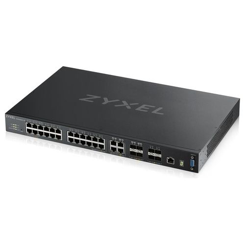 Zyxel XGS4600-32 Switch 24 Porte Lan Gigabit + 4 Porte 10G Sfp+ Managed L3 Rack