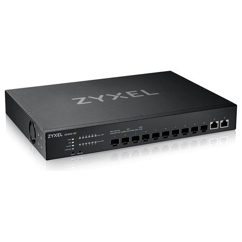 Zyxel XS1930-12F-ZZ0101F Switch di Rete Gestito L2/L3 10G Ethernet 100/1000/10000 Nero