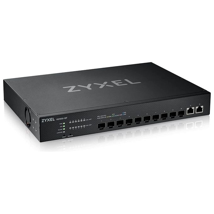 Zyxel XS1930-12F-ZZ0101F Switch di Rete Gestito L2/L3 10G Ethernet 100/1000/10000 Nero