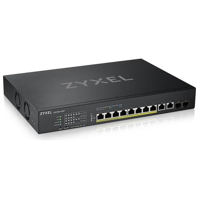 Zyxel XS1930-12HP-ZZ0101F Switch di Rete Gestito L3 10g Ethernet 100/1000/10000 Nero Supporto Power Over Ethernet